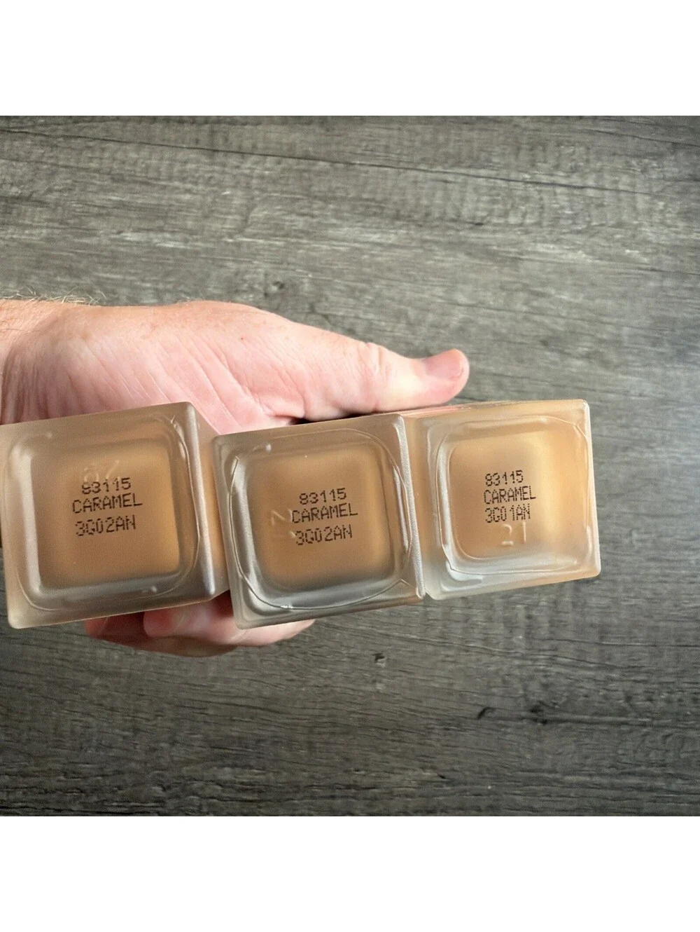 3 x ELF Flawless Satin Foundation (450) Caramel #83115 NEW Lot of 3